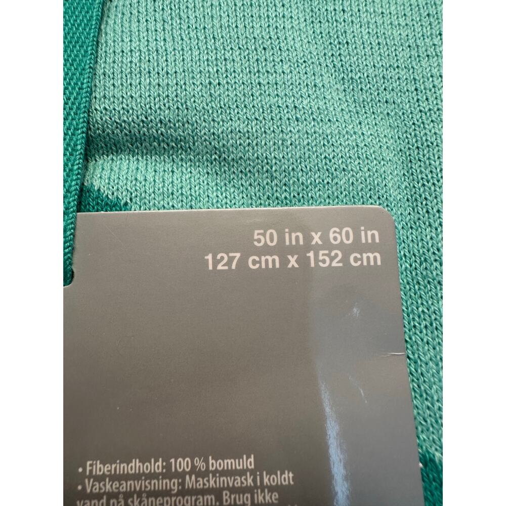 Disney Parks Teal Throw Blanket 50x60 - Picture 4 of 4